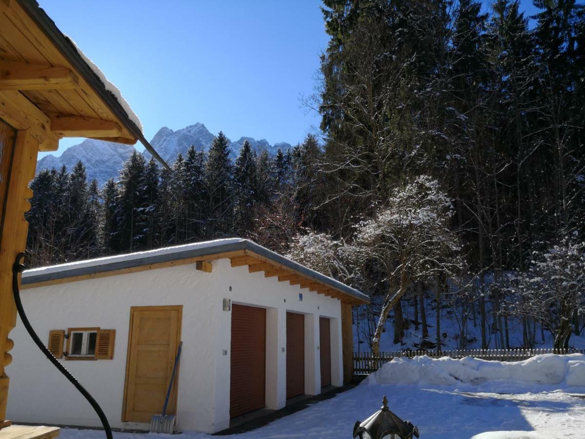 Ferienhaus Badersee Grainau Bagian luar foto