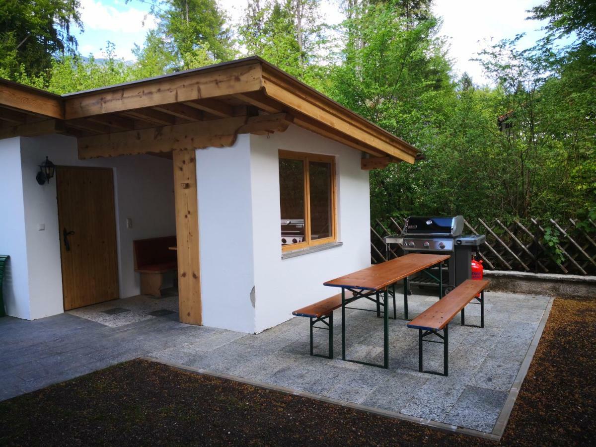 Ferienhaus Badersee Grainau Bagian luar foto