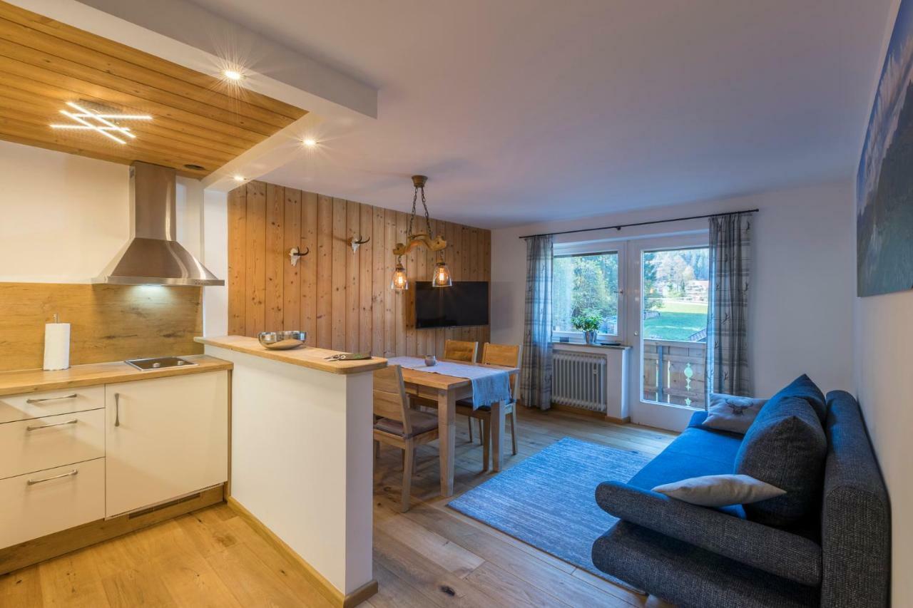 Ferienhaus Badersee Grainau Bagian luar foto